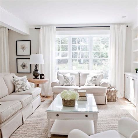 Sherwin Williams Eider White Bing Bright Living Room Monochromatic