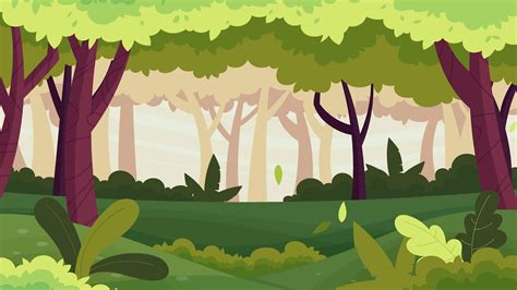 Cartoon Background Jungle Forest 9914514 Stock Video At Vecteezy