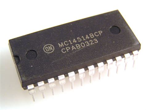On Semiconductor Mc14514bcp Latch Decoder Multiplexer 24 Pdip Oma0047f