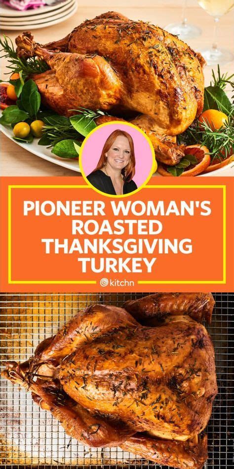 4 rosemary sprigs, stems removed, plus 3 tbsp. I Tried Pioneer Woman's Roasted Thanksgiving Turkey and Brine | Turkey recipes thanksgiving ...