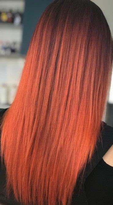 35 Copper Hair Colour Ideas And Hairstyles Ombre Red Copper Long Hair