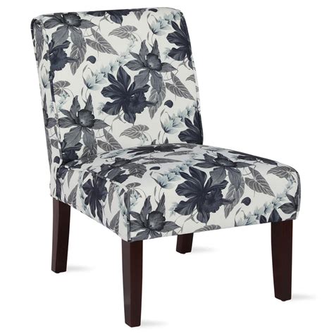 Browse a wide selection of eclectic accent chairs and living room chairs, including oversized armchairs, club chairs and wingback wingback accent armchair, blue purple floral leopardby acg green group. Dorel Living Teagan Floral Armless Accent Chair, Living ...