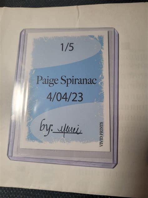 Paige Spiranac Superstar Model Diva 15 Aceo Art Print Card Bymarciand2 Bonus Ebay