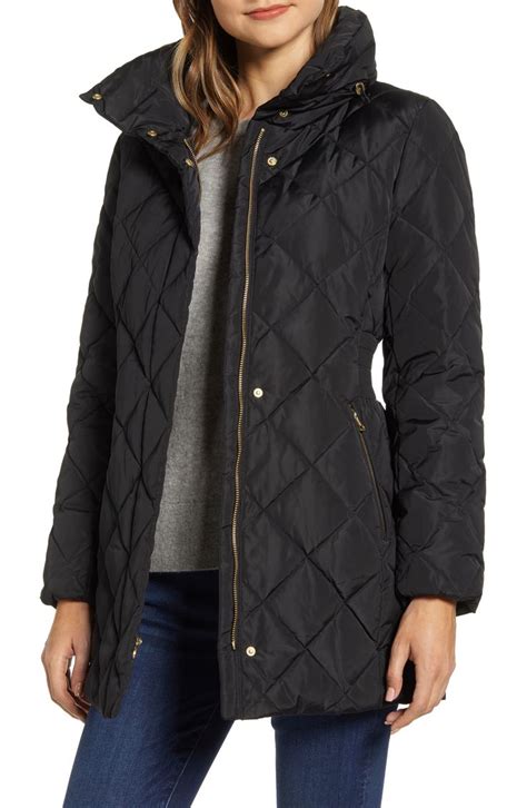 Cole Haan Signature Quilted Down And Feather Coat Nordstrom Feather