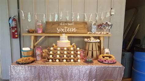Oh How Sweet 16 Candy Table Sweet 16 Table Design