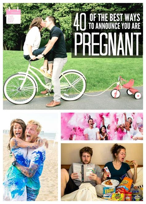 40 Of The Best Ways To Announce You Are Pregnant These Are So Cute Ways To Announce To Your