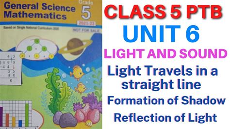 Class 5 Science Ptb Unit 6 Light And Sound Light Travels In A
