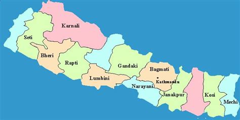 Political Map Of Nepal Nepal Zones Map Porn Sex Picture