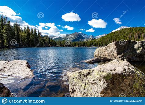 Bear Lake At Rocky Mountain National Park In Colorado Stock Image