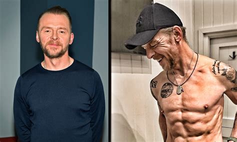 Take A Look At Simon Peggs Dramatic Transformation For Movie Role