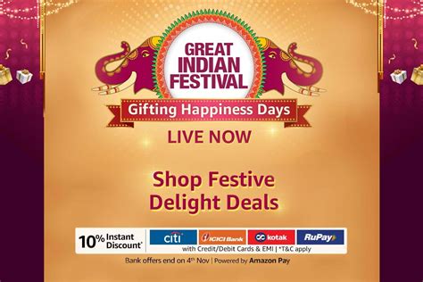 Amazon Great Indian Festival 2020 Sale: Best Offers & Deals Up to 80% OFF + 10% Instant Discount ...