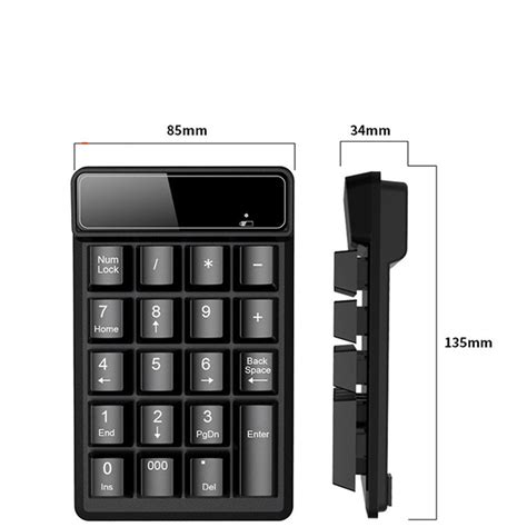 2 4ghz Wireless Numeric Keypad Mechanical Feel Number Pad Kopresource