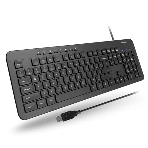 Buy Wired Keyboard Macally Plug And Play Computer Keyboard Wired