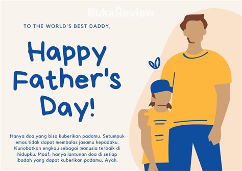 10 Ucapan Hari Ayah Terbaik Dalam Bahasa Indonesia Dan Inggris Bukareview
