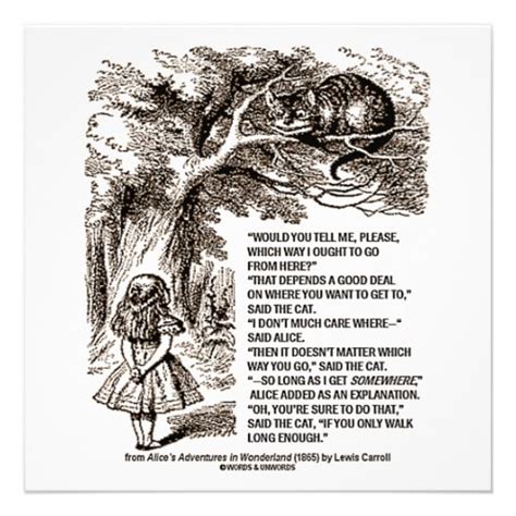 To Go Which Way Cheshire Cat Alice In Wonderland Quotes Quotesgram