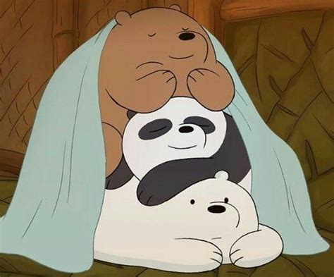 We Bare Bears Grizz Panda And Icebear Ice Bear We Bare Bears We