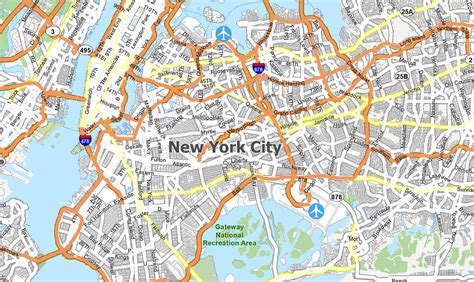 Map Of New York City Gis Geography
