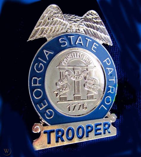 Georgia State Police Badge Georgia State Patrol Trooper Badge 36