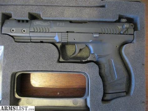 Armslist For Sale Walther P22 With Extended Threaded Barrel And Case
