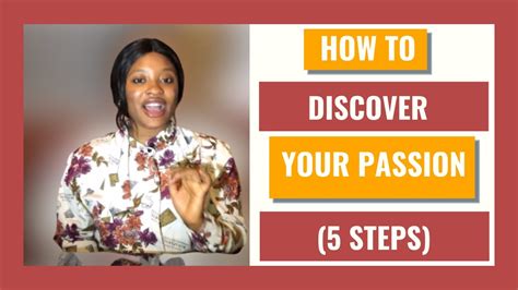 How To Discover Your Passion 5 Simple Steps Youtube