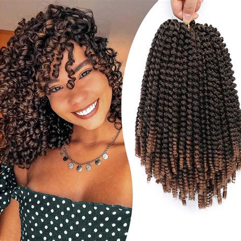 Spring Twist Crochet Braids Hair 6 Packs 8inch T30 Hairtrade