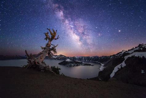 Starry Night At Oregons Crater Lake The Northwest Photo Of The Week