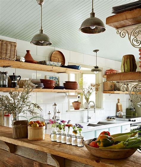 30 Kitchens That Dare To Bare All With Open Shelves Country Kitchen