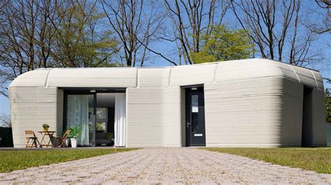 Así es la primera casa impresa en D habitada de Europa dos habitaciones cocina abierta y jardín