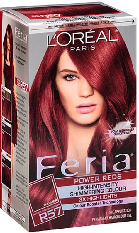 The dangerous effects of ammonia in hair color. L'Oreal Paris Feria Permanent Haircolor, R57 Intense ...