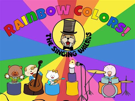 Rainbow Colors Video Mp4 The Singing Walrus