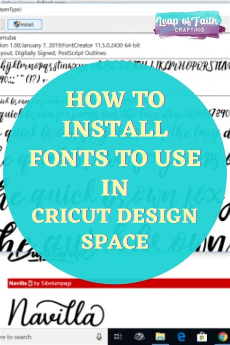 How To Upload Fonts In Cricut Design Space And Where To Find Fonts