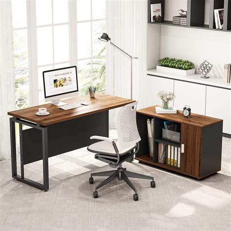 Buy Tribesigns L Shaped Desk 55 Inches Computer Desk Computer Table