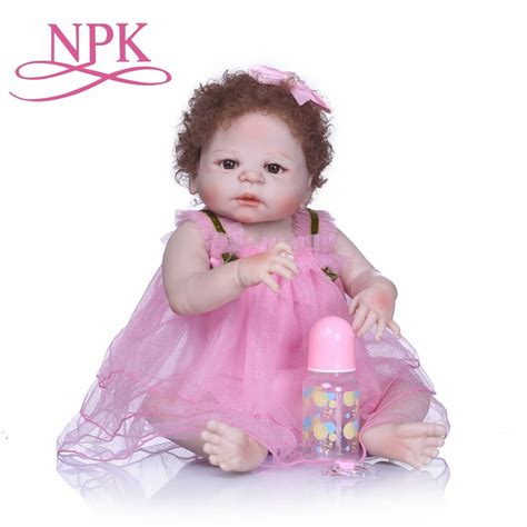 Npk Lifelike Silicone Reborn Baby Menina Alive Newborn Bebe Dolls Full