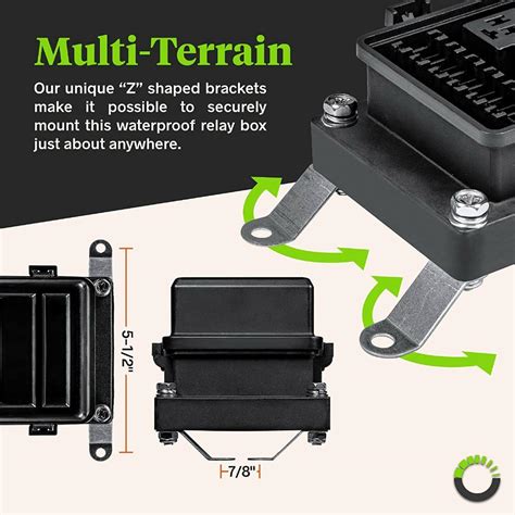 12v Waterproof Universal Fuse Relay Box Trs Adventure And Off Road Products