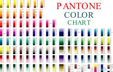 Pantone Color Chart Printable Printable Word Searches