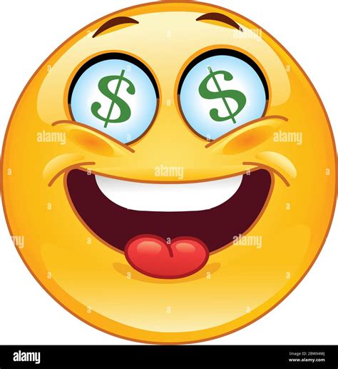 Rich Emoji Icon Vector Vectors Cut Out Stock Images And Pictures Alamy