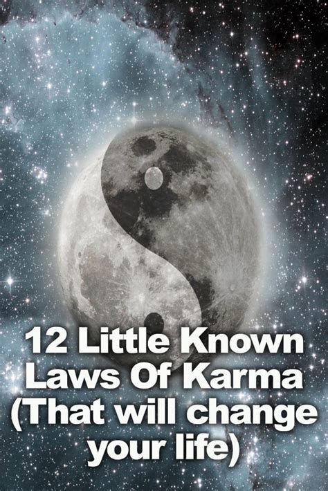 12 Little Known Laws Of Karma