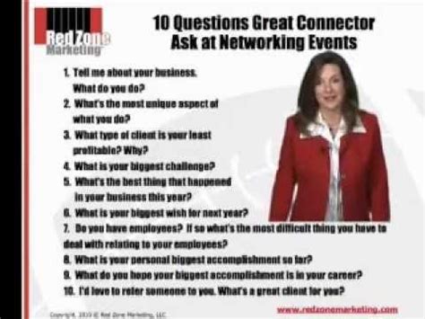 10 Great Questions To Ask At Networking Events YouTube
