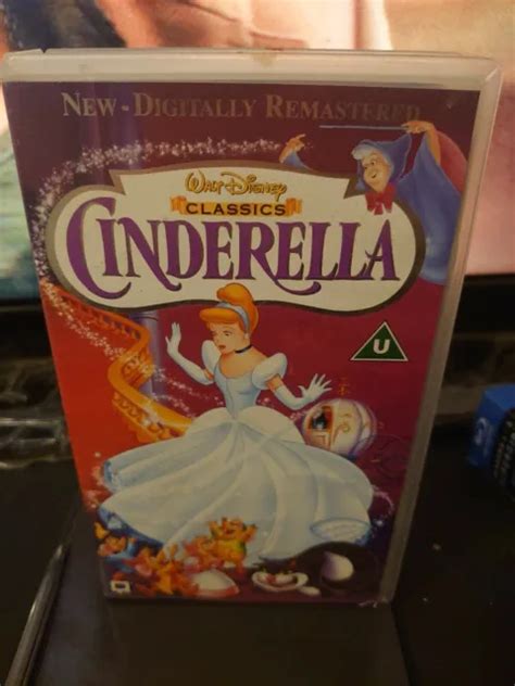 Cinderella Walt Disney Vhs Digitally Remastered 253 Picclick