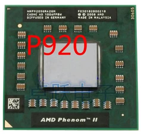 Cpu Original Para Portátil P920 Hmp920sgr42gm 16 Ghz 2mb Procesador