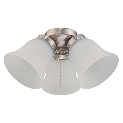 Ceiling fans are measured by the full size of their blade span (also called blade sweep), which is the diameter of the circle that you see when the fan blades are in motion. Westinghouse 3-Light LED Cluster Ceiling Fan Light Kit ...