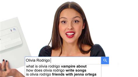 Watch Olivia Rodrigo Answers The Webs Most Searched Questions