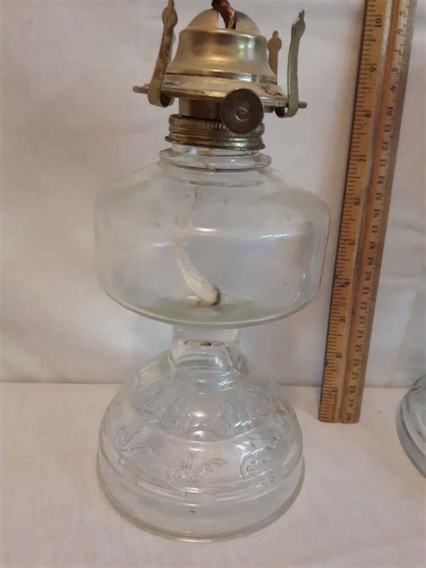 Vintage Glass Kerosene Lamps 2