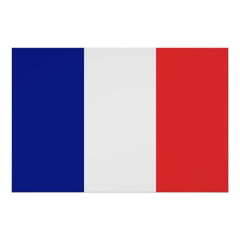Flag Of France French Tricolore Large Poster Zazzle France Flag