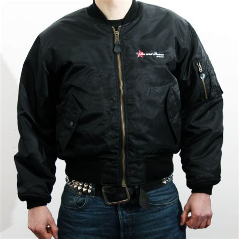 Tất cả phim của adam demos. "Red Heat" Bomberjacke | Fire and Flames Music and Clothing