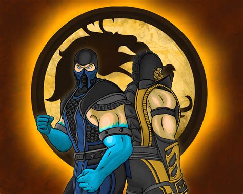 Sub Zero And Scorpion By Deathw1ng On Newgrounds