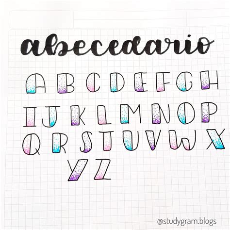 Abecedarios De Tipografías Bonitas Tipos De Letras Abecedario Tipos