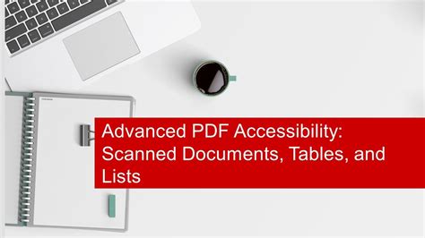 Advanced PDF Accessibility With Adobe Acrobat Pro DC Scanned Documents Tables And Lists YouTube