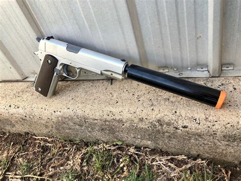 Hitman Agent 47s Silverballer Replica Prop Gun M1911 Etsy