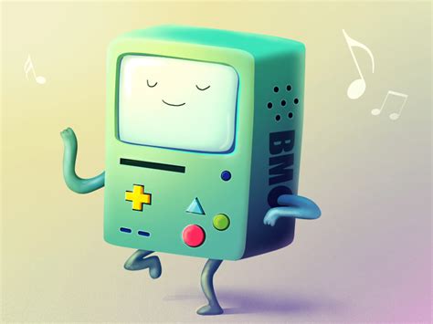 Beemo Adventure Time Fan Art With Psd File By Vasili Tkach